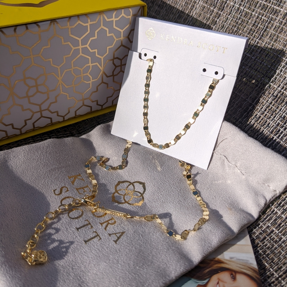 Kendra Scott Kyler gold necklace